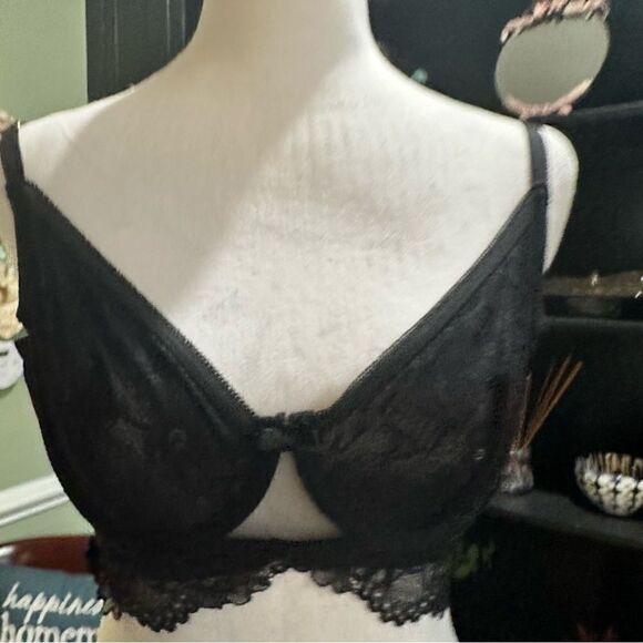 Rachel by Rachel Roy Black Lace Bra Size 38C NWOT - Picture 10 of 11
